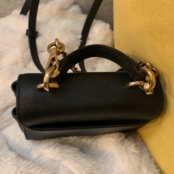 Mini Michael Kors Black Leather Purse - Crossbody - Picture 7 of 17